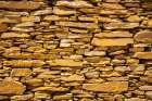 USA, Texas, Terlingua. Ruins of stone wall in Terlingua Ghost Town. Abstract Art Print